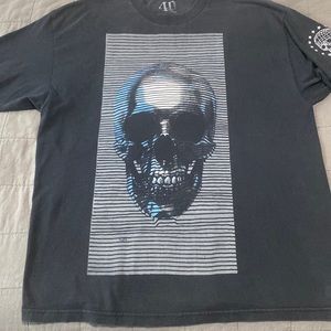 Vintage Skull 40OZ Tshirt | Size XL
